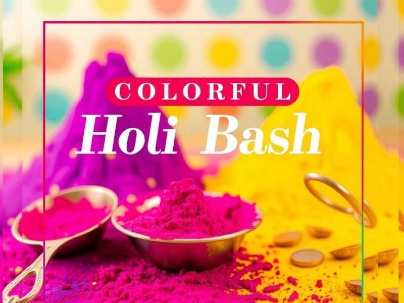 Live Holi Celebration in Game Colorful Holi Bash Virtual Event